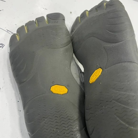 Vibram five finger women's gray barefoot running athletic shoes size 38 - Picture 4 of 5
